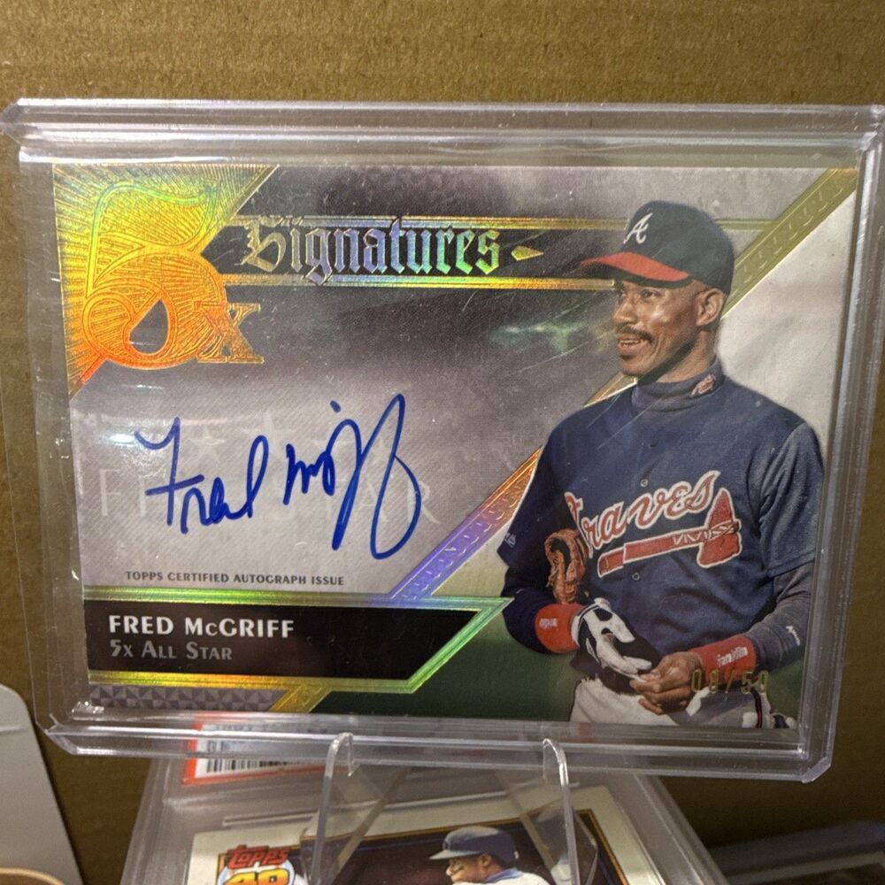 Topps 2024 Five Star Five Time Signatures Fred McGriff Auto FTS-FM /50